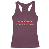 Make Iran Great Again Racerback Tank Top Patriotic Iranian Gift