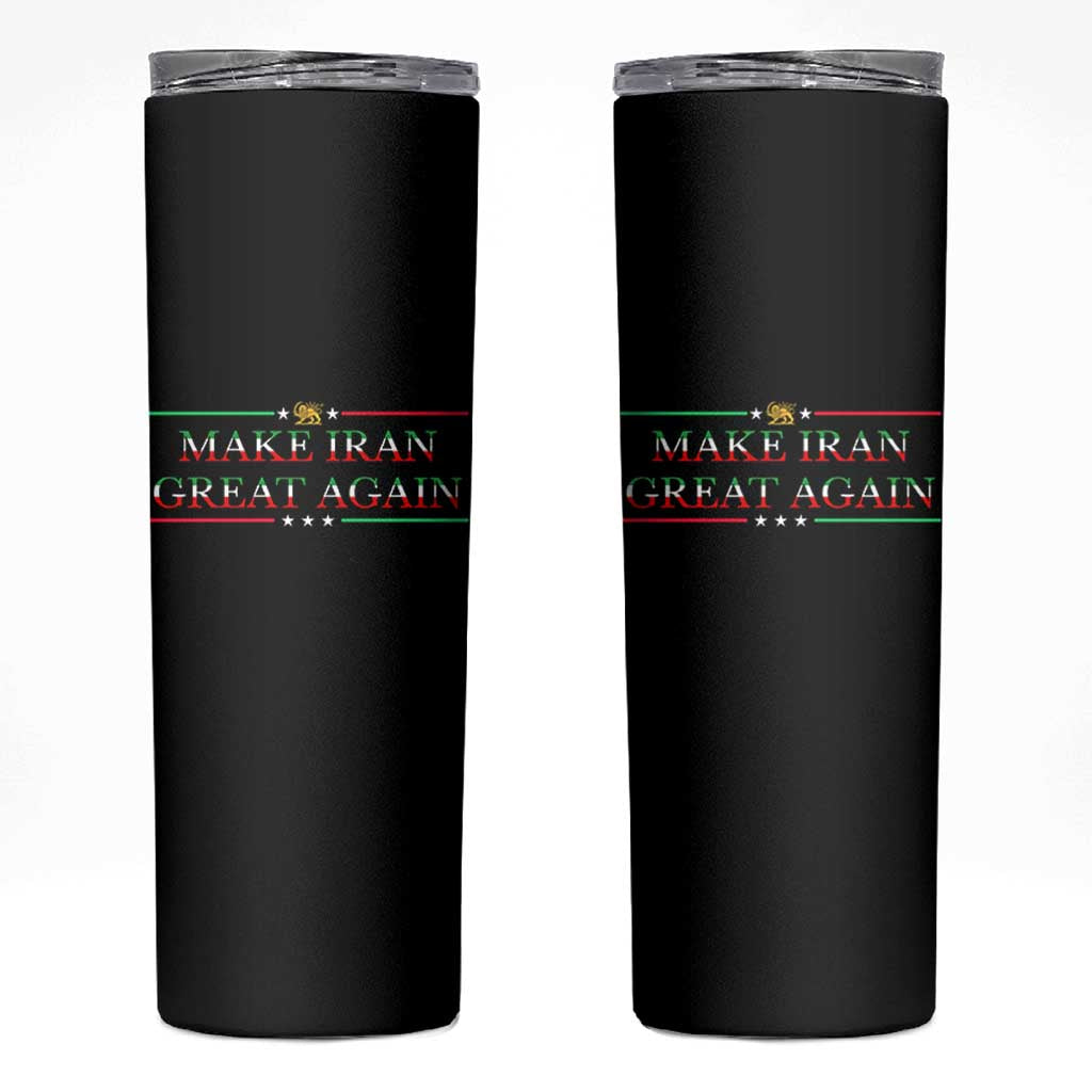 Make Iran Great Again Skinny Tumbler Patriotic Iranian Gift