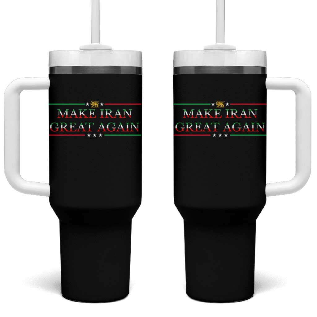 Make Iran Great Again Tumbler With Handle Patriotic Iranian Gift