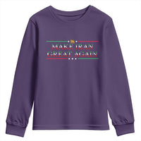 Make Iran Great Again Youth Sweatshirt Patriotic Iranian Gift