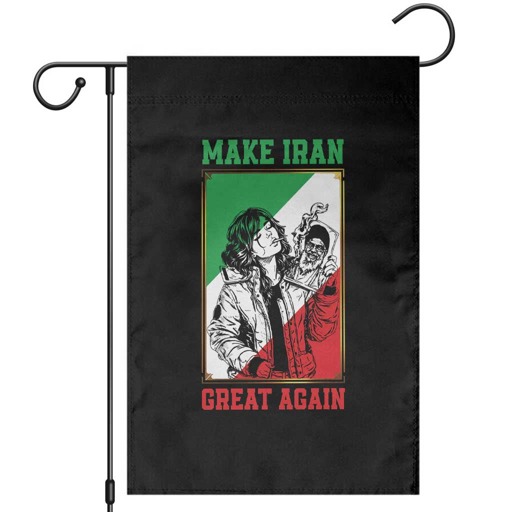 Make Iran Great Again Garden Flag Patriotic Iranian Heritage Gift