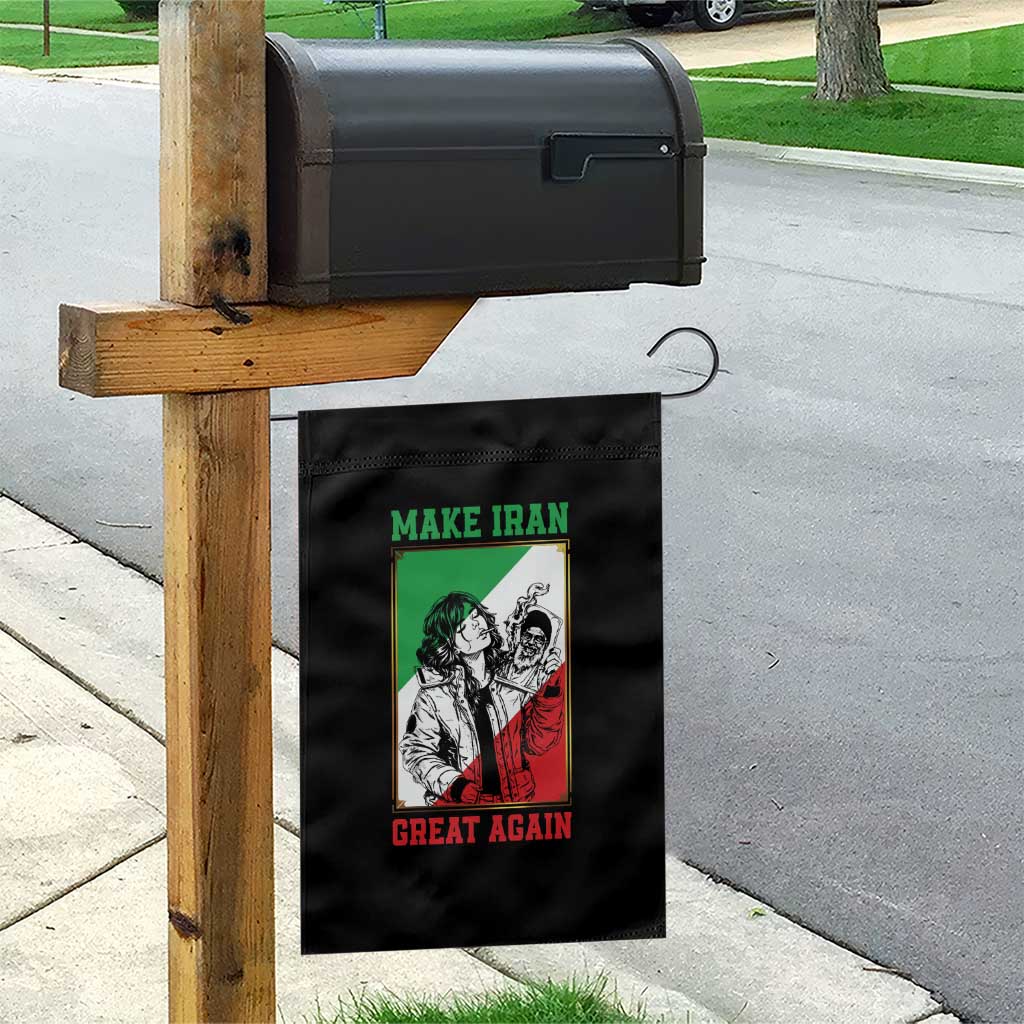 Make Iran Great Again Garden Flag Patriotic Iranian Heritage Gift