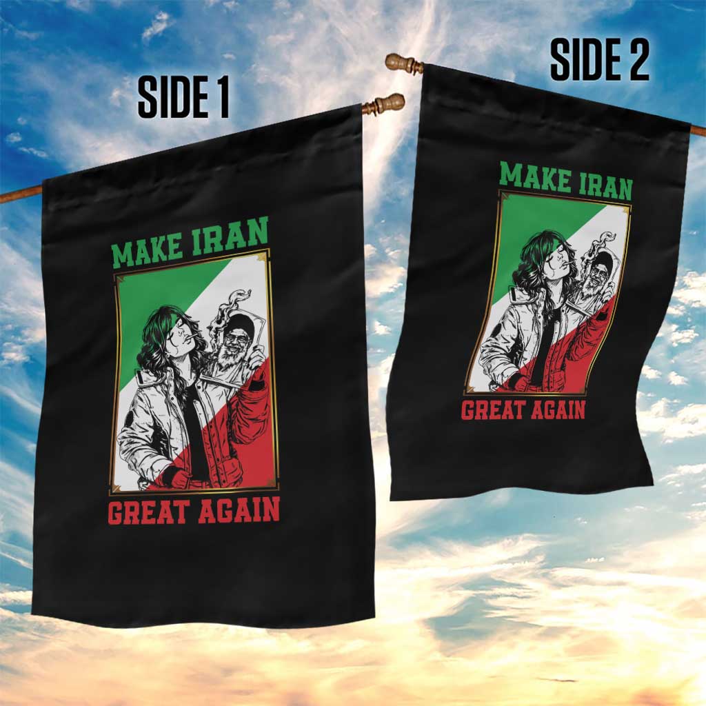 Make Iran Great Again Garden Flag Patriotic Iranian Heritage Gift