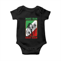 Make Iran Great Again Baby Onesie Patriotic Iranian Heritage Gift