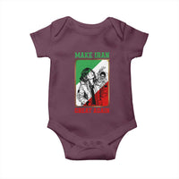 Make Iran Great Again Baby Onesie Patriotic Iranian Heritage Gift