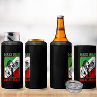 Make Iran Great Again 4 in 1 Can Cooler Tumbler Patriotic Iranian Heritage Gift
