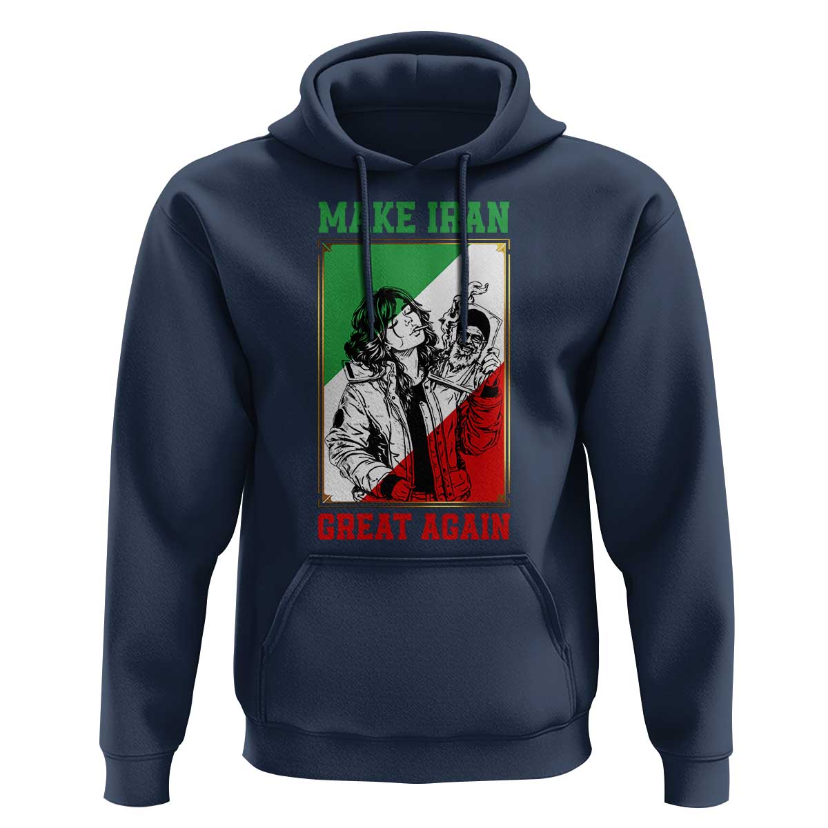 Make Iran Great Again Hoodie Patriotic Iranian Heritage Gift
