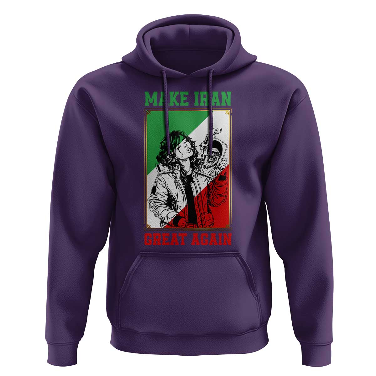 Make Iran Great Again Hoodie Patriotic Iranian Heritage Gift
