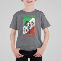 Make Iran Great Again T Shirt For Kid Patriotic Iranian Heritage Gift