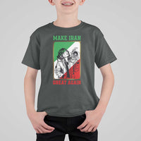 Make Iran Great Again T Shirt For Kid Patriotic Iranian Heritage Gift