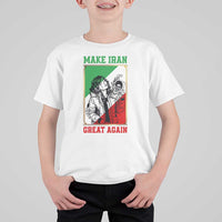 Make Iran Great Again T Shirt For Kid Patriotic Iranian Heritage Gift