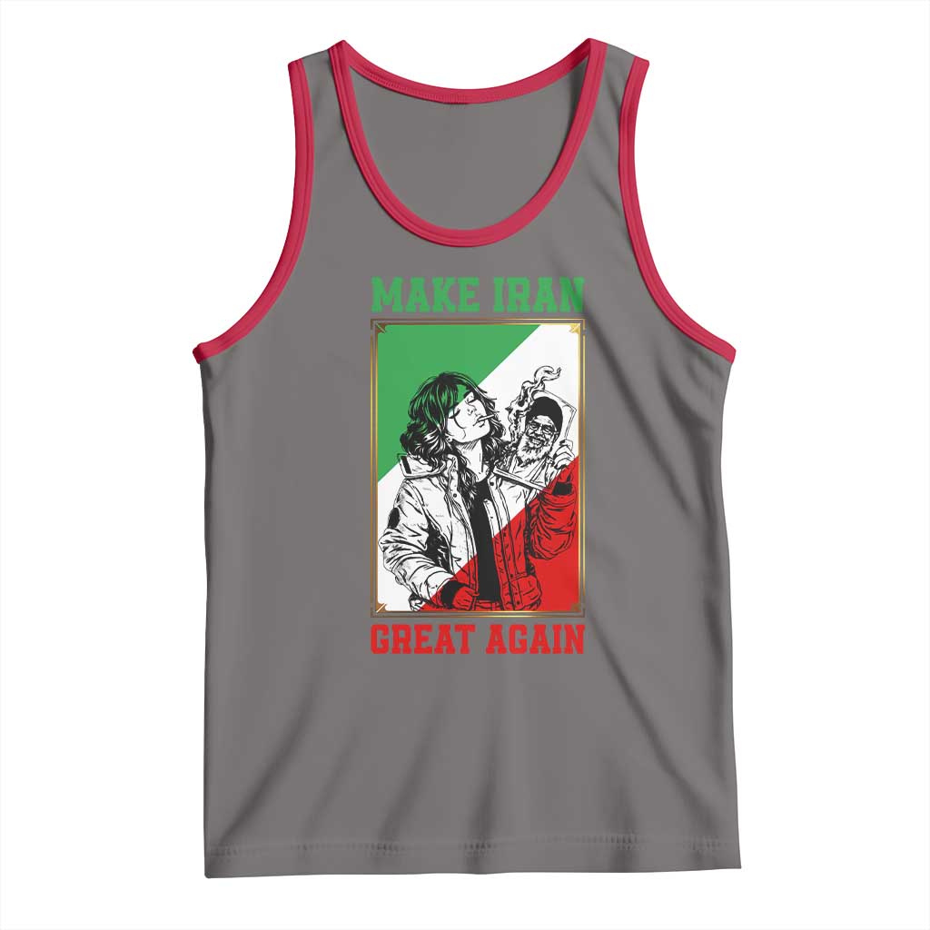 Make Iran Great Again Tank Top Patriotic Iranian Heritage Gift