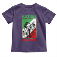 Make Iran Great Again Toddler T Shirt Patriotic Iranian Heritage Gift