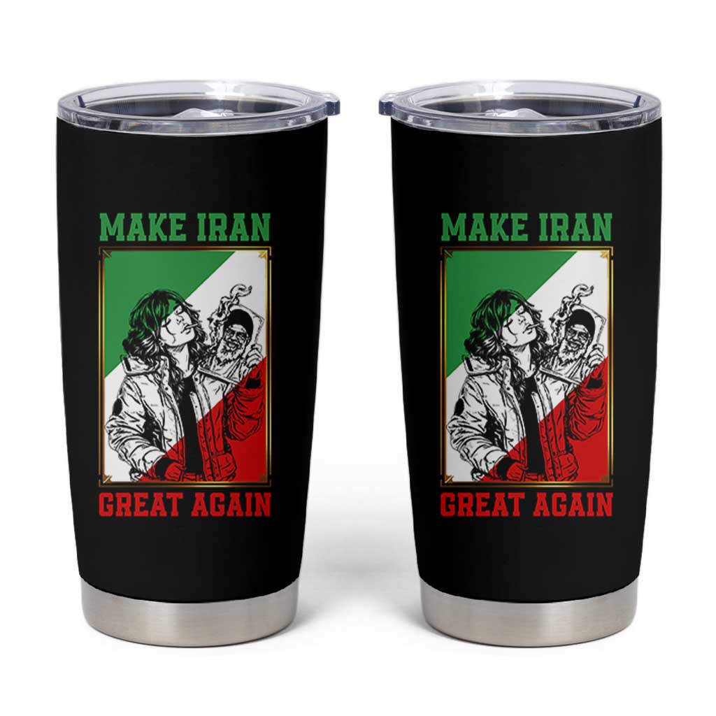 Make Iran Great Again Tumbler Cup Patriotic Iranian Heritage Gift