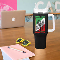 Make Iran Great Again Tumbler With Handle Patriotic Iranian Heritage Gift