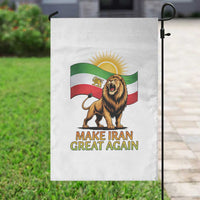 Patriotic Iranian Pride Gift Garden Flag Make Iran Great Again