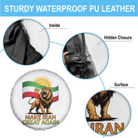 Patriotic Iranian Pride Gift Spare Tire Cover Make Iran Great Again