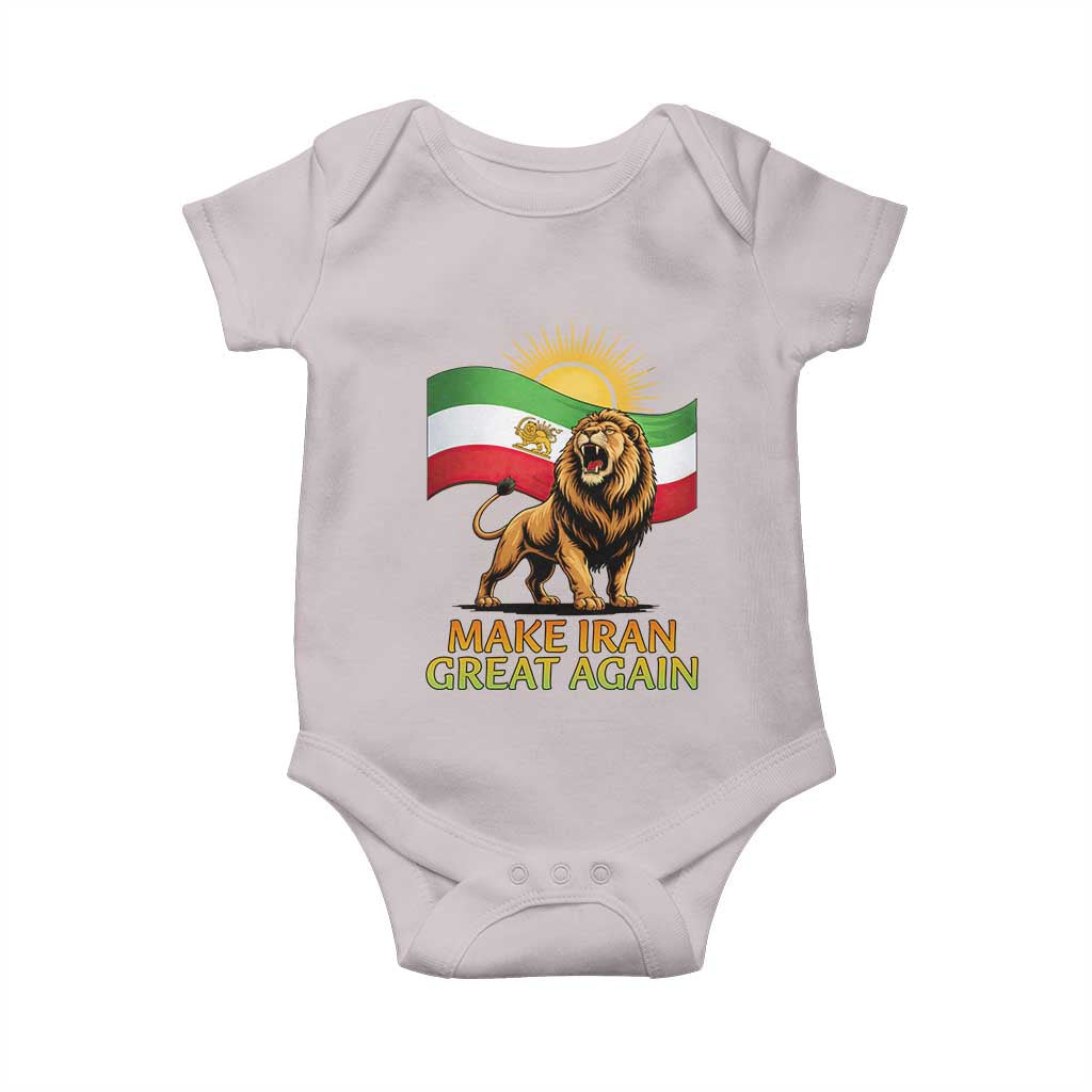 Patriotic Iranian Pride Gift Baby Onesie Make Iran Great Again