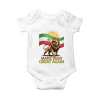 Patriotic Iranian Pride Gift Baby Onesie Make Iran Great Again
