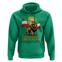 Patriotic Iranian Pride Gift Hoodie Make Iran Great Again