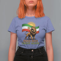 Patriotic Iranian Pride Gift T Shirt For Women Make Iran Great Again
