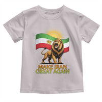 Patriotic Iranian Pride Gift Toddler T Shirt Make Iran Great Again