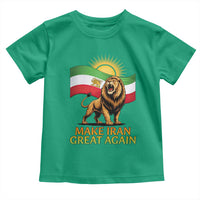 Patriotic Iranian Pride Gift Toddler T Shirt Make Iran Great Again