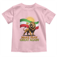 Patriotic Iranian Pride Gift Toddler T Shirt Make Iran Great Again