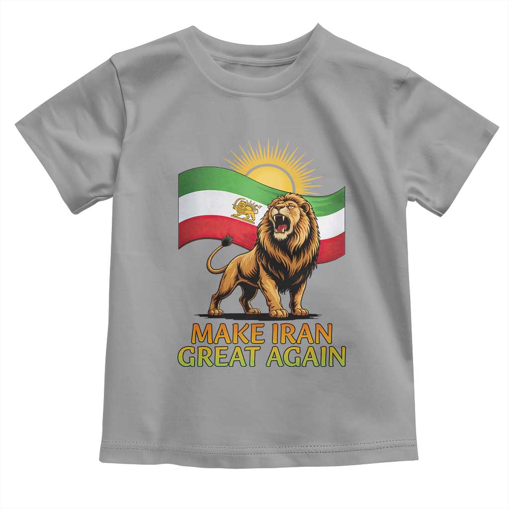 Patriotic Iranian Pride Gift Toddler T Shirt Make Iran Great Again