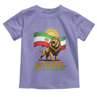 Patriotic Iranian Pride Gift Toddler T Shirt Make Iran Great Again