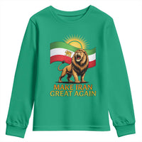 Patriotic Iranian Pride Gift Youth Sweatshirt Make Iran Great Again