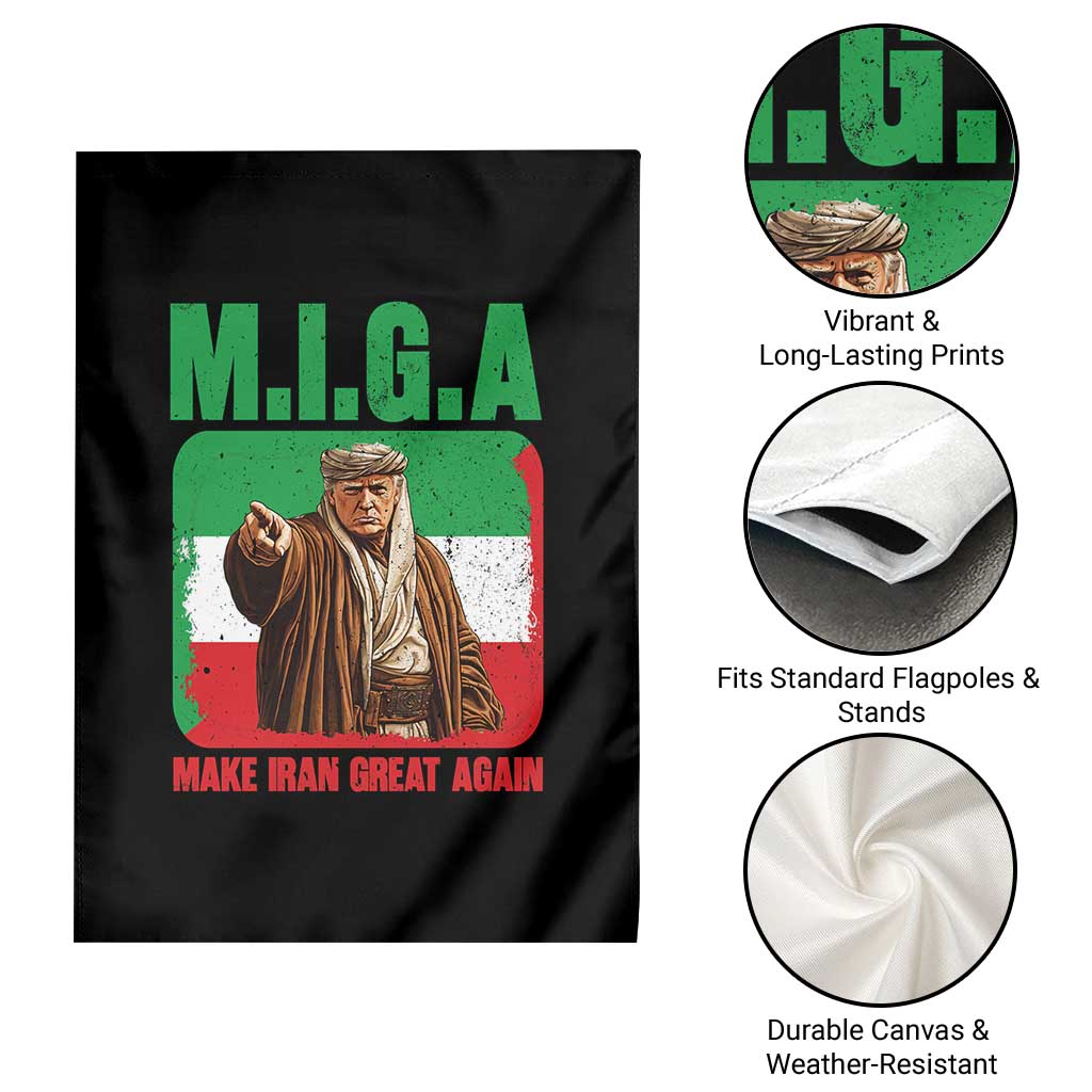 Make Iran Great Again Garden Flag Free Iran Protest
