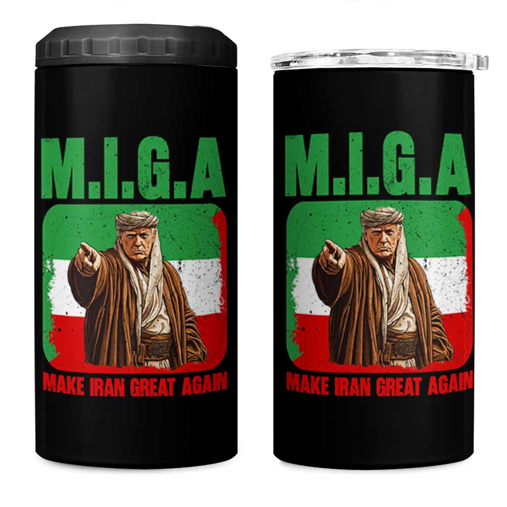 Make Iran Great Again 4 in 1 Can Cooler Tumbler Free Iran Protest