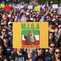 Make Iran Great Again Protest Sign Free Iran Protest