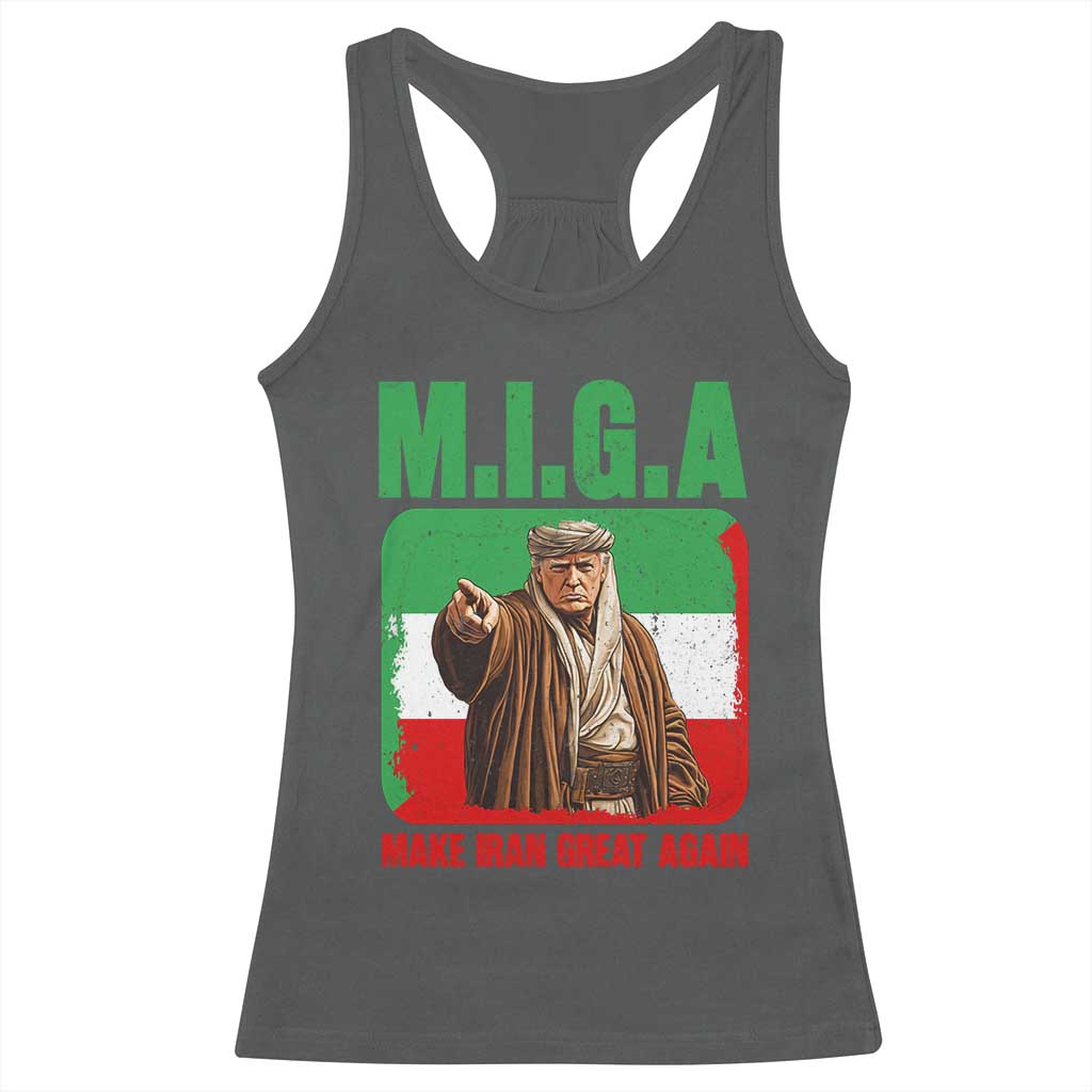 Make Iran Great Again Racerback Tank Top Free Iran Protest