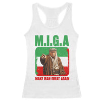 Make Iran Great Again Racerback Tank Top Free Iran Protest