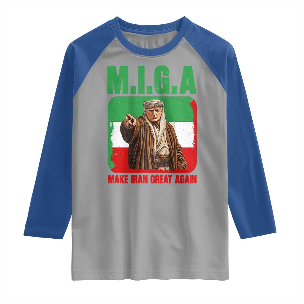 Make Iran Great Again Raglan Shirt Free Iran Protest