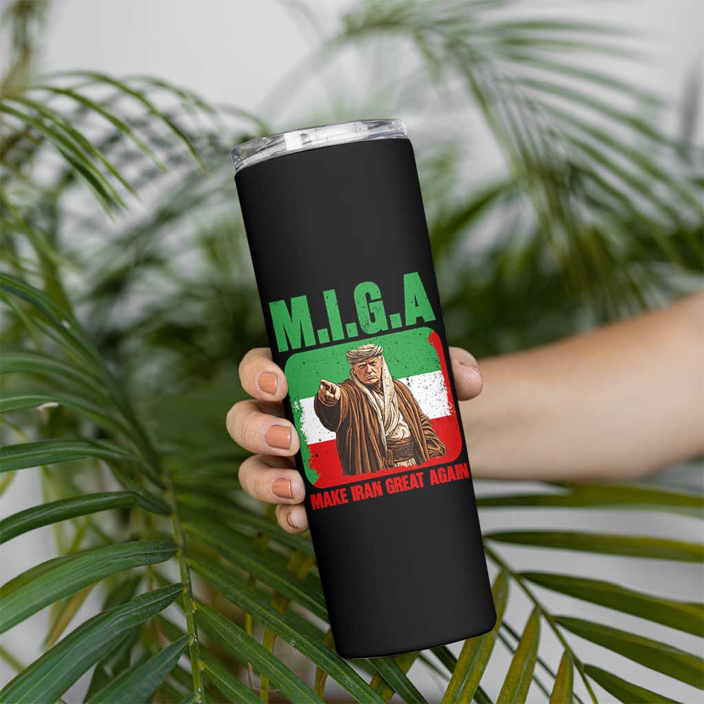 Make Iran Great Again Skinny Tumbler Free Iran Protest