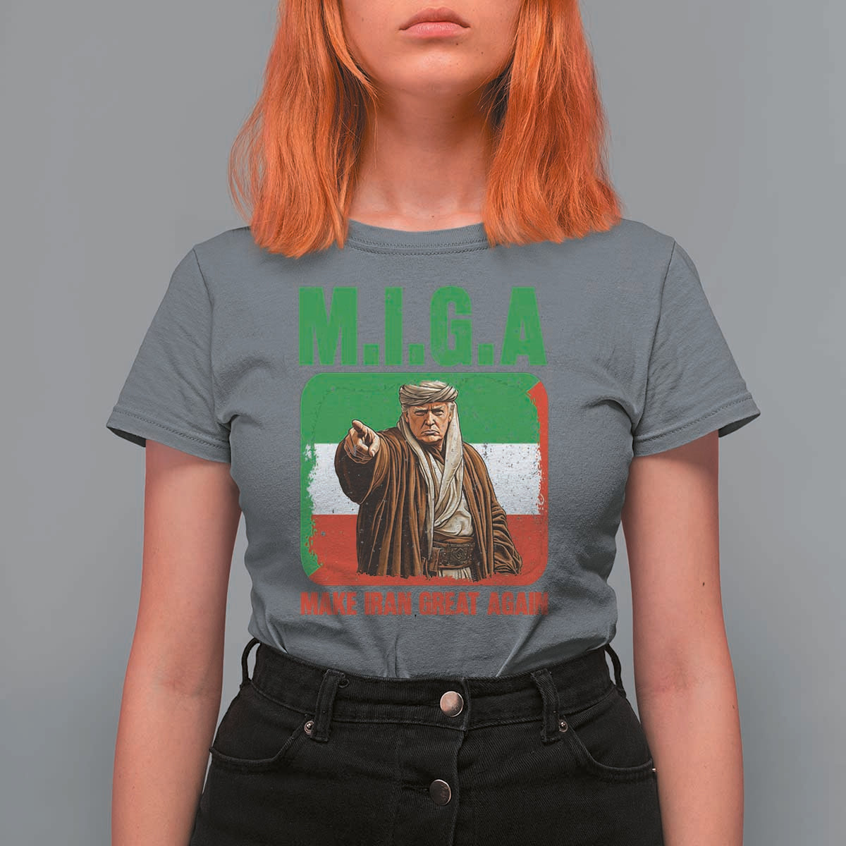 Make Iran Great Again T Shirt For Women Free Iran Protest