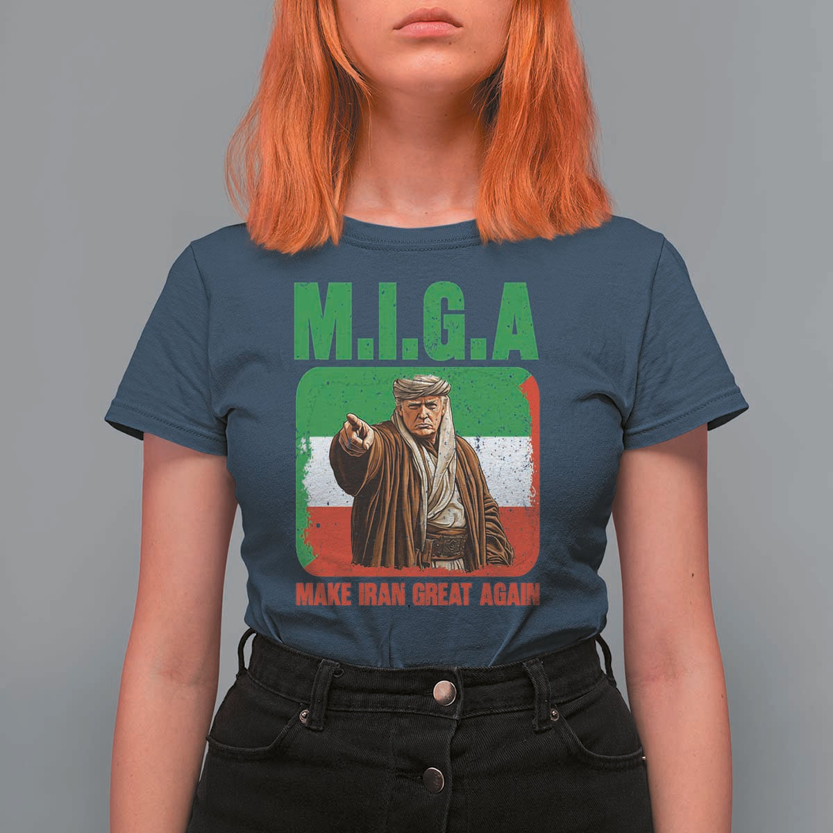 Make Iran Great Again T Shirt For Women Free Iran Protest