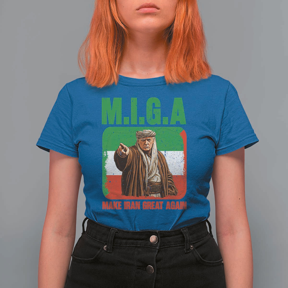 Make Iran Great Again T Shirt For Women Free Iran Protest