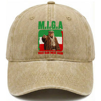 Make Iran Great Again Washed Cotton Baseball Cap Free Iran Protest