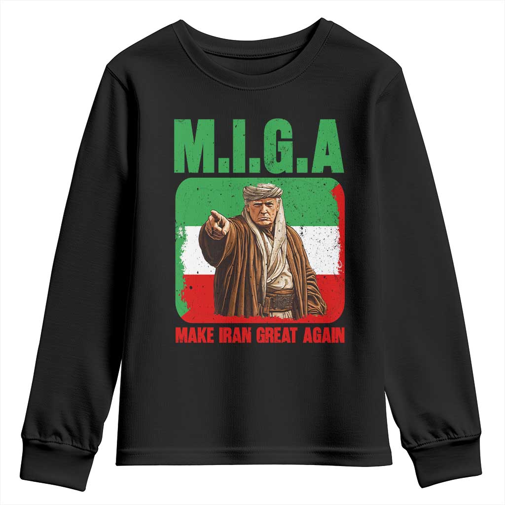 Make Iran Great Again Youth Sweatshirt Free Iran Protest
