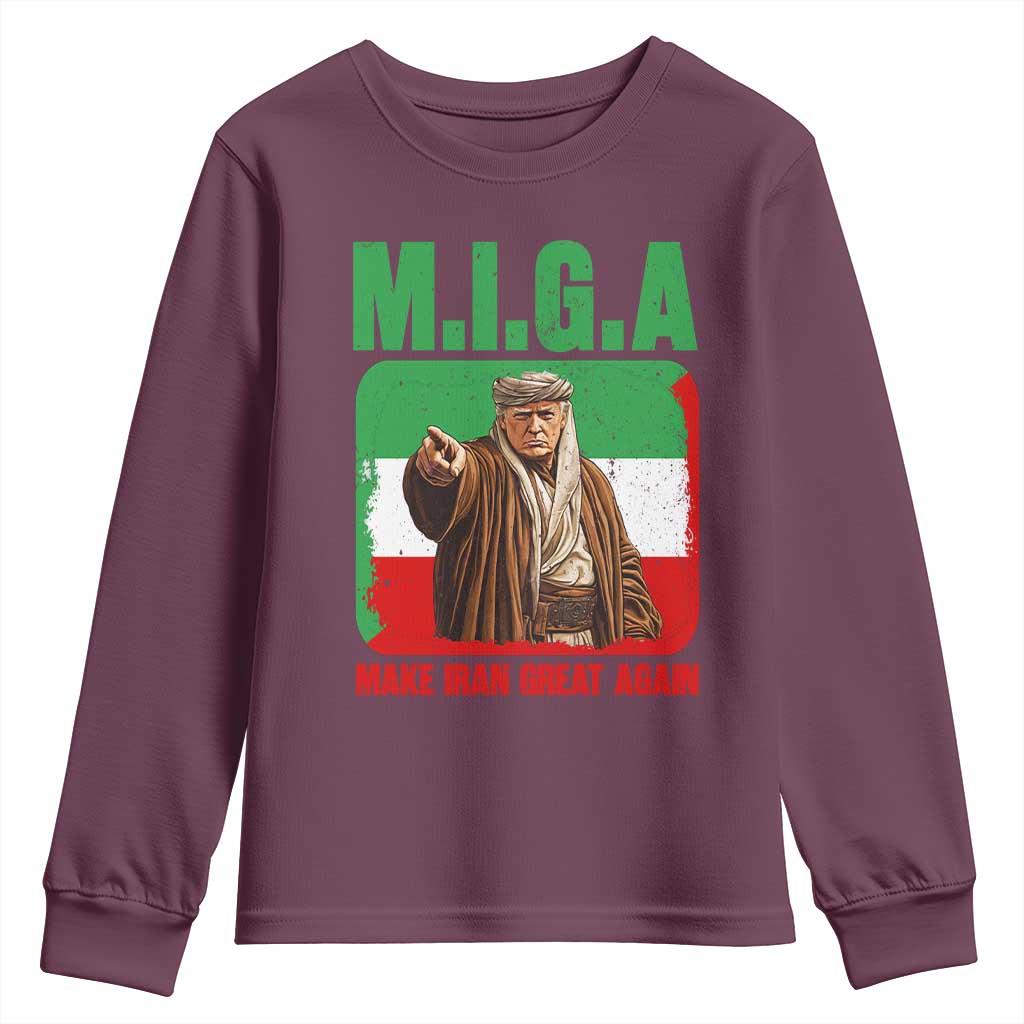 Make Iran Great Again Youth Sweatshirt Free Iran Protest
