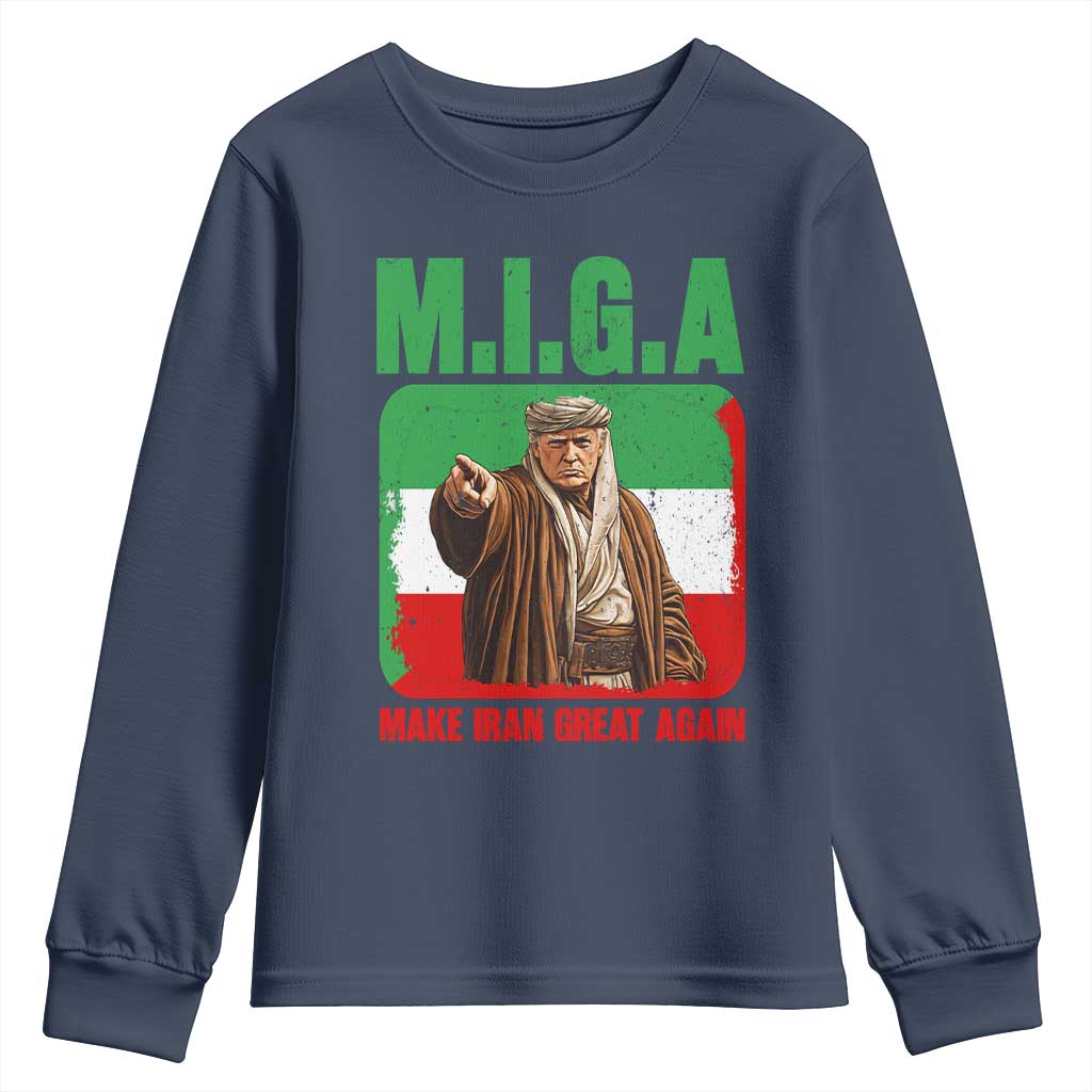 Make Iran Great Again Youth Sweatshirt Free Iran Protest