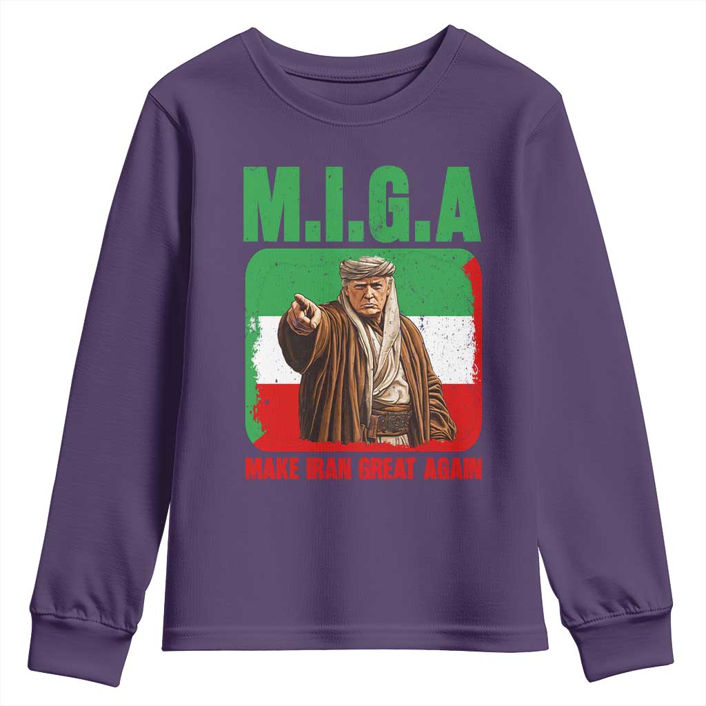 Make Iran Great Again Youth Sweatshirt Free Iran Protest