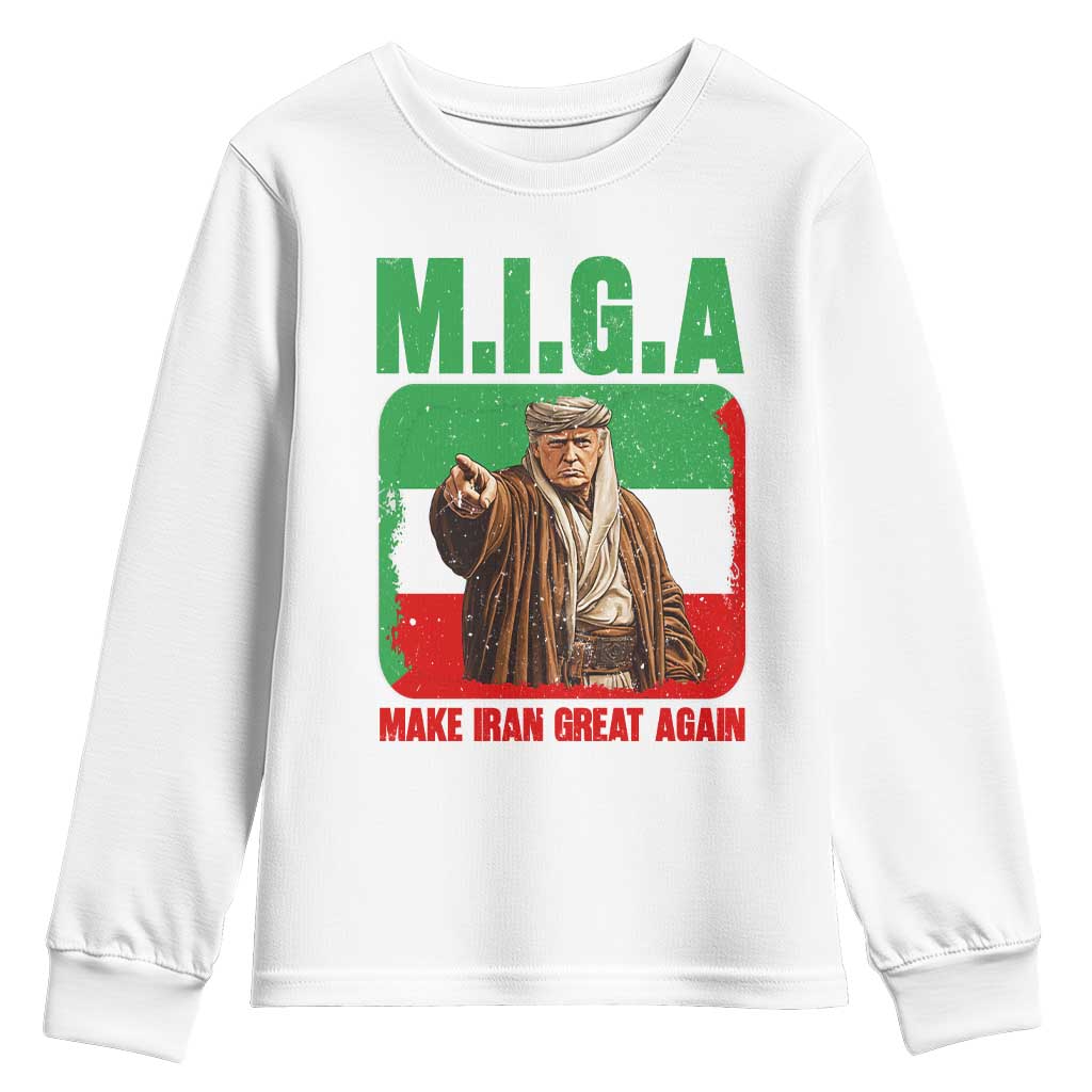 Make Iran Great Again Youth Sweatshirt Free Iran Protest