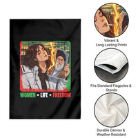 Woman Life Freedom Garden Flag Free Iran Movement Gift For Iranian Women