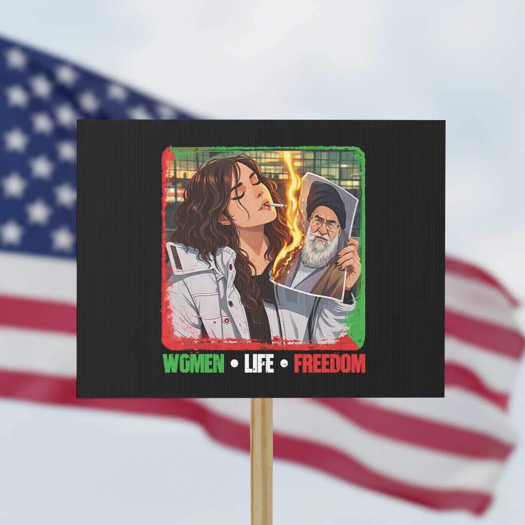 Woman Life Freedom Protest Sign Free Iran Movement Gift For Iranian Women