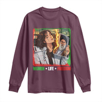 Woman Life Freedom Long Sleeve Shirt Free Iran Movement Gift For Iranian Women